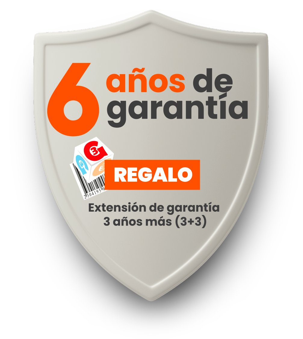 6 años de garantía*